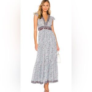 SAYLOR Brisa Dress in Multi Floral Maxi Dress M